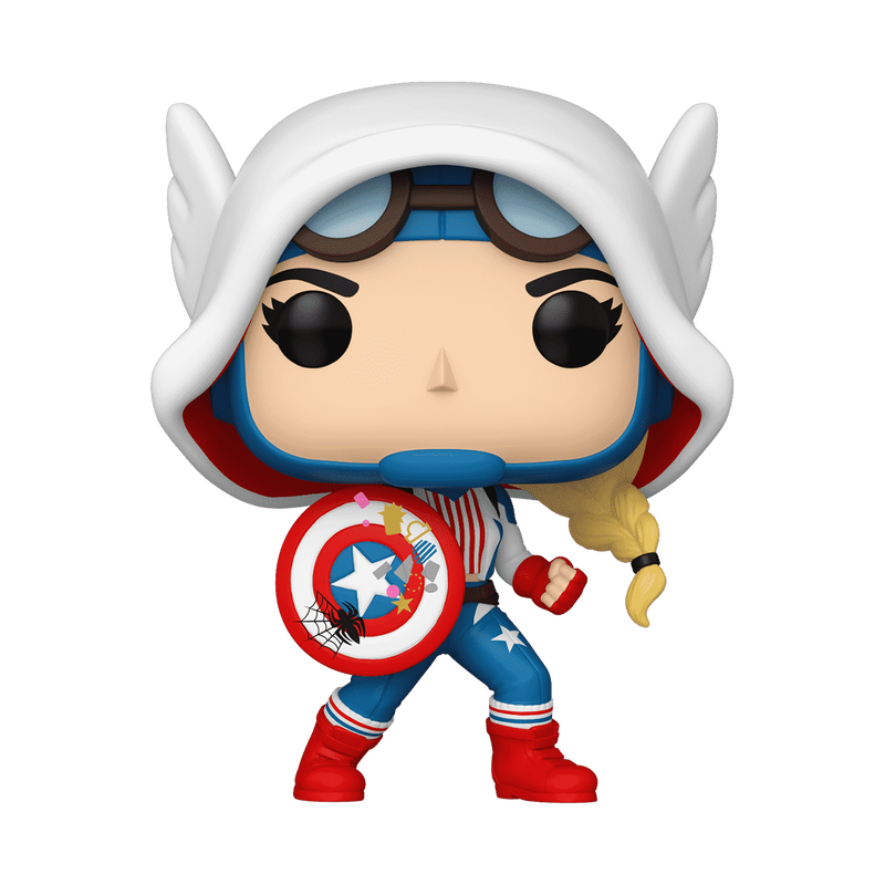 83724_Marvel_S1_CaptainAmericaGwen_POP_T7_GLAM_Frontview-WEB-1