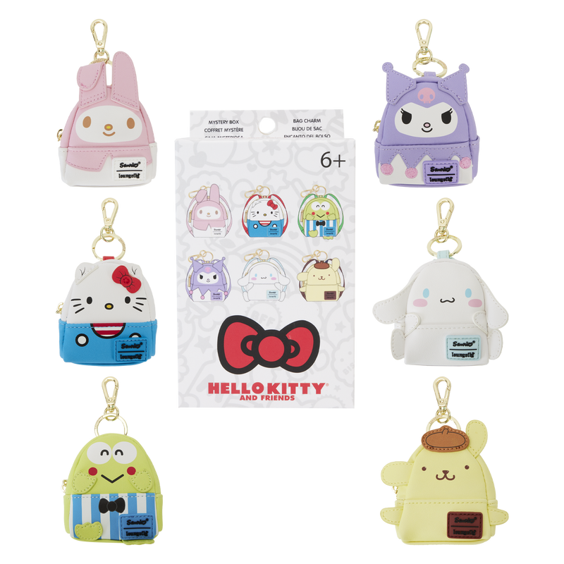 SANK0087-LFHELLOKITTY50THANNIVERSARYCLASSICMYSTERYBOXMINIBKPKKEYCHAINS0133BOX-1
